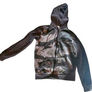 Men's Long Sleeve Camo Hoodie from Adidas